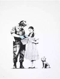 Stop and Search by Banksy contemporary artwork print