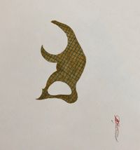 Bend Drawing 6 by Hayv Kahraman contemporary artwork painting, works on paper