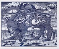 Animal Spirit (blue) by Grayson Perry contemporary artwork print
