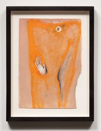 Gesture by Mira Schor contemporary artwork painting, works on paper