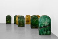 Terre Verte (8 pieces) by M'barek Bouhchichi contemporary artwork installation