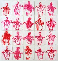 Self Portrait by Louise Bourgeois contemporary artwork painting, works on paper