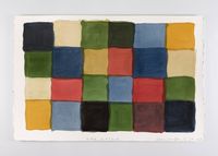 Robe Diptych 5.29.20 by Sean Scully contemporary artwork works on paper, drawing