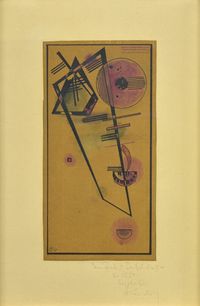 o. T. by Wassily Kandinsky contemporary artwork painting, works on paper, drawing