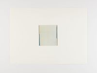Windsor Blue/Rose Red by Callum Innes contemporary artwork painting