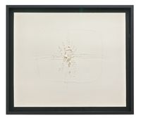 Concetto spaziale by Lucio Fontana contemporary artwork works on paper
