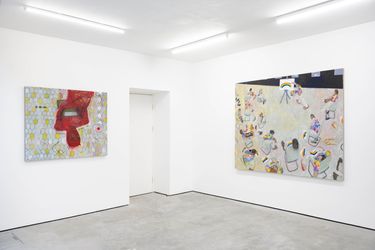 Exhibition view: Henry Curchod, Trouble on the Event Horizon, MAMOTH, London (30 March–13 May 2023). Courtesy the artist and MAMOTH.