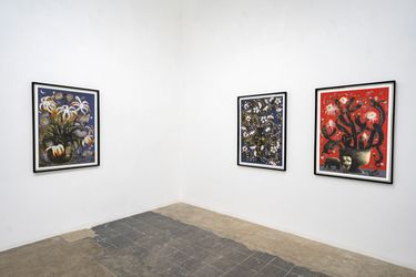 Exhibition view: Nuwan Nalaka, Prakriti, Saskia Fernando Gallery, Colombo (18 November–13 December 2022). Courtesy Saskia Fernando Gallery.