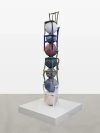 l'ordre des mondes (Totem) by Alicja Kwade contemporary artwork sculpture