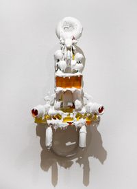 White Discharge (Built-up Objects #26) by Teppei Kaneuji contemporary artwork sculpture