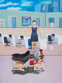 Home Sweet Home: The Office 4 by Mak Ying Tung 2 contemporary artwork painting