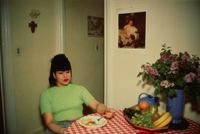 Gina at Bruce's dinner party, NYC by Nan Goldin contemporary artwork photography