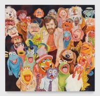 The World of Jim Henson and the Muppets by Keith Mayerson contemporary artwork painting