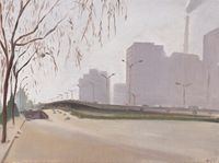 East Fourth Road by Wu Yi contemporary artwork painting, works on paper