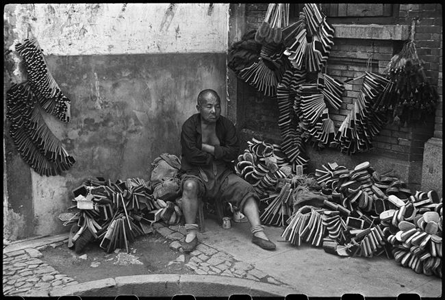 Brush dealer. Shanghai, September 1949 by Henri Cartier-Bresson contemporary artwork