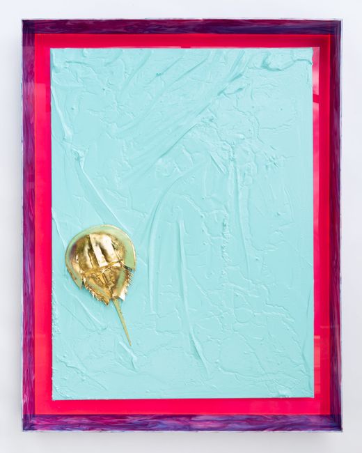 Golden Horseshoe Crab by John Knuth contemporary artwork