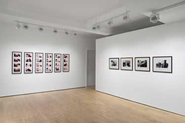 Installation view: Alexis Hunter, 10 seconds, Richard Saltoun Gallery, London (6 February–30 March). Courtesy Richard Saltoun Gallery.