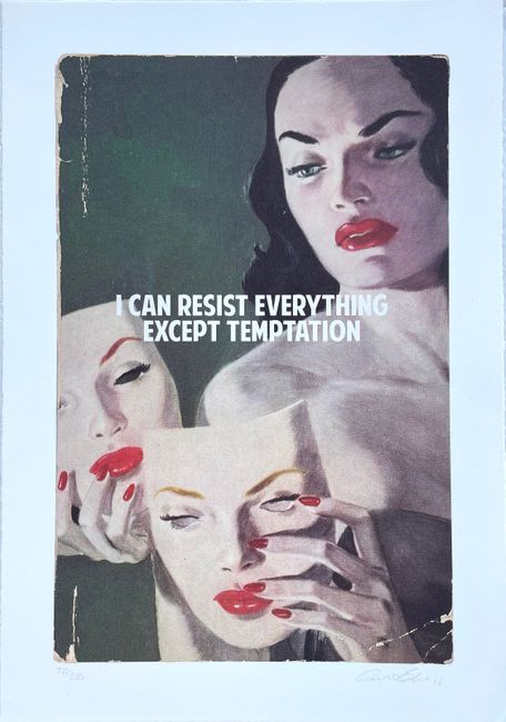 I Can Resist Everything Except Temptation by The Connor Brothers contemporary artwork