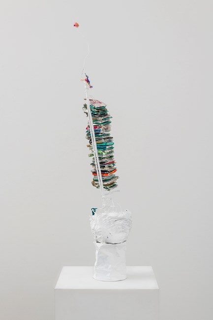 Tall Stack / Rave, with Fuzz Ball by Paul Pascal Thériault contemporary artwork