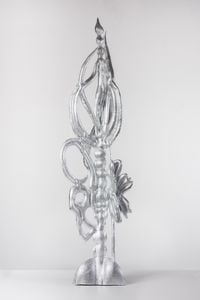 Sylvan body (silver) by Caroline Rothwell contemporary artwork sculpture