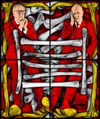 GATE by Gilbert & George contemporary artwork painting, works on paper, sculpture, photography, print