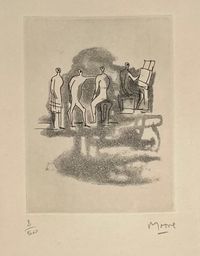 Concerto by Henry Moore contemporary artwork print
