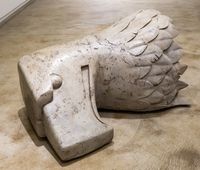 Eagle Head by Tony Tasset contemporary artwork sculpture