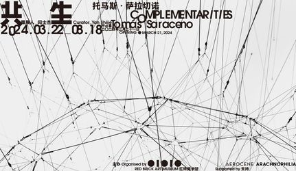 Contemporary art exhibition, Tomás Saraceno, Complementarities at Red Brick Art Museum, Beijing, China