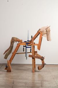 Ladder Horse by William Kentridge contemporary artwork sculpture