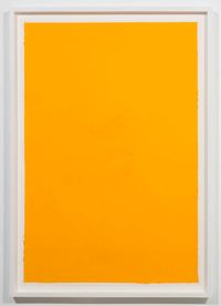 Cadmium Yellow Deep by Jenny Perlin contemporary artwork painting, works on paper, drawing
