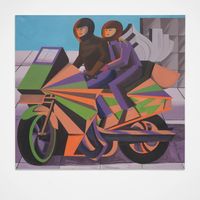Rider of the Apocalypse 3 by Miroslav Pelák contemporary artwork painting