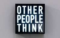 Other People Think by Alfredo Jaar contemporary artwork mixed media