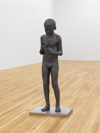 Asian Boy by He Xiangyu contemporary artwork sculpture