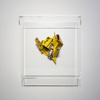 Untitled (CB- yellow) by Florian Baudrexel contemporary artwork painting, works on paper, sculpture