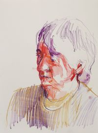 Dad by Ben Quilty contemporary artwork drawing