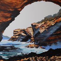 Wave Cave by Neil Frazer contemporary artwork painting