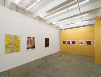 Exhibition view: Elaine Stocki, Hoar Frost, Thomas Erben Gallery, New York (3 November–16 December 2016). Courtesy Thomas Erben Gallery.