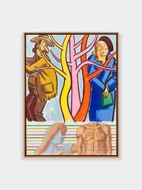 Tree of Life, Cowboys by David Salle contemporary artwork painting, works on paper
