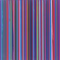 Poured Lines: Dark Violet by Ian Davenport contemporary artwork 1