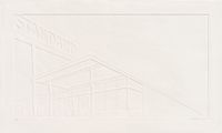 Ghost Station by Ed Ruscha contemporary artwork print