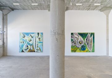 Exhibition view: Ken Taylor Reynaga, Alcatraz, Simchowitz DTLA, Los Angeles (13 October–3 November 2022). Courtesy Simchowitz.