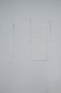 Line Sculpture (cuboid) #35 by Jong Oh contemporary artwork sculpture
