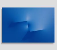 Blu by Agostino Bonalumi contemporary artwork painting, works on paper