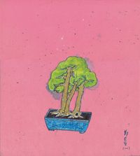 Bonsai 《盆栽》 by Cheng Tsai-Tung contemporary artwork painting, works on paper, drawing
