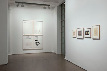 Exhibition view: Group Exhibition, Accrochage X - Works on paper, Galerie Greta Meert (15 November 2012–26 January 2013). Courtesy Galerie Greta Meert.