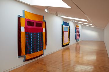Exhibition view: Esther Stewart, Double 54 x 74 inches, Two Rooms, Auckland (27 April–27 May 2017). Courtesy Two Rooms. 