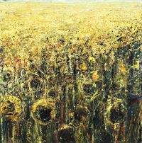 Sous le soleil, tournesols #2 by Philippe Cognée contemporary artwork painting