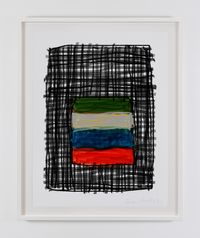 CAGE GREEN by Sean Scully contemporary artwork painting