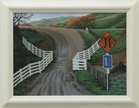 One Way by Dick Frizzell contemporary artwork painting