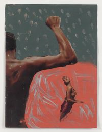 Untitled (Right Arm and Fist) by Franz West contemporary artwork painting, works on paper